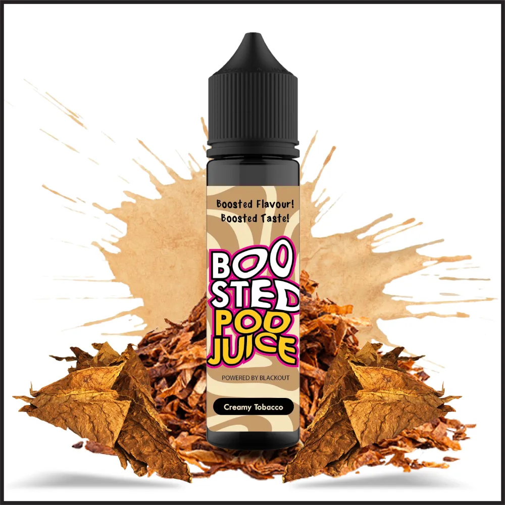 Electronic Cigarette Cyprus|Nicosia|Vape Online Shop tobiana | BOOSTED 60ML  - Creamy Tobacco