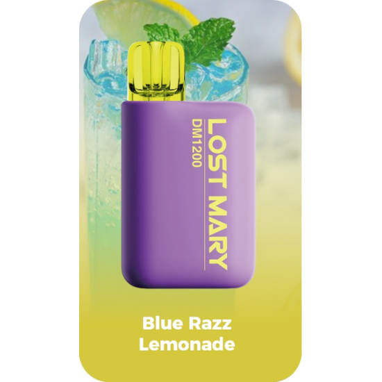 LOST MARY DM1200 BLUE RAZZ LEMONADE